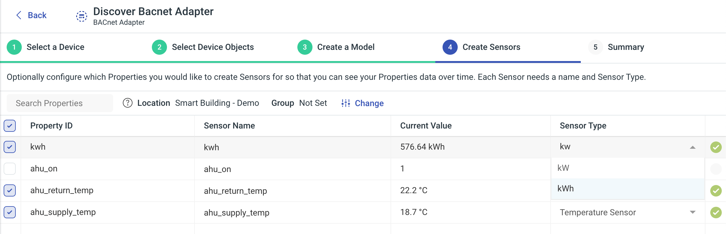 Creating Sensors as part of the Adapter Discovery Flow