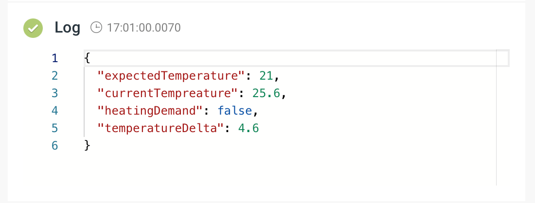 Automation Run Logs with Data Logged