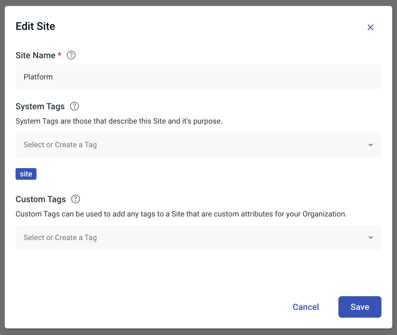 Edit Site