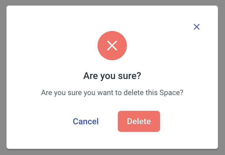 Delete a Space