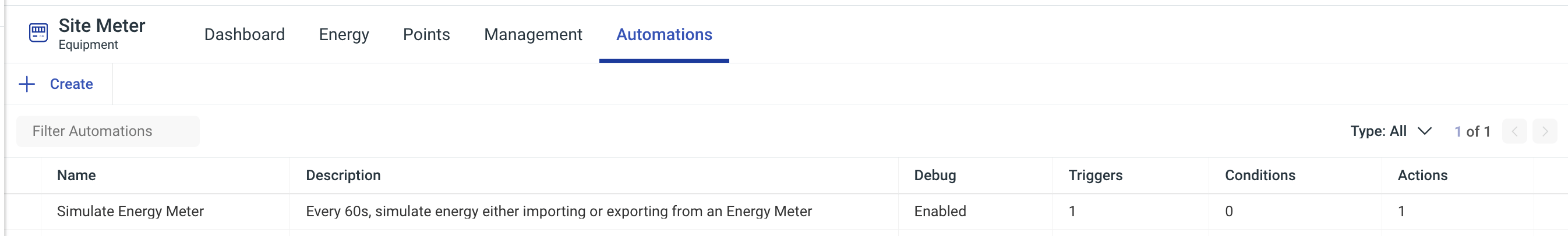 Automation Tab