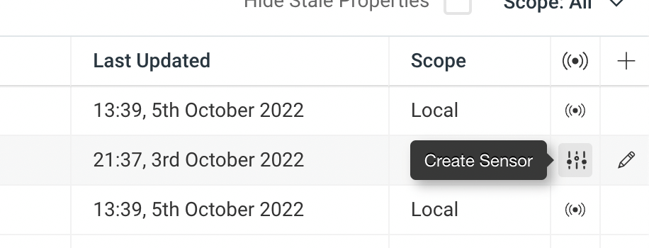 Creating a Sensor from a Model Property